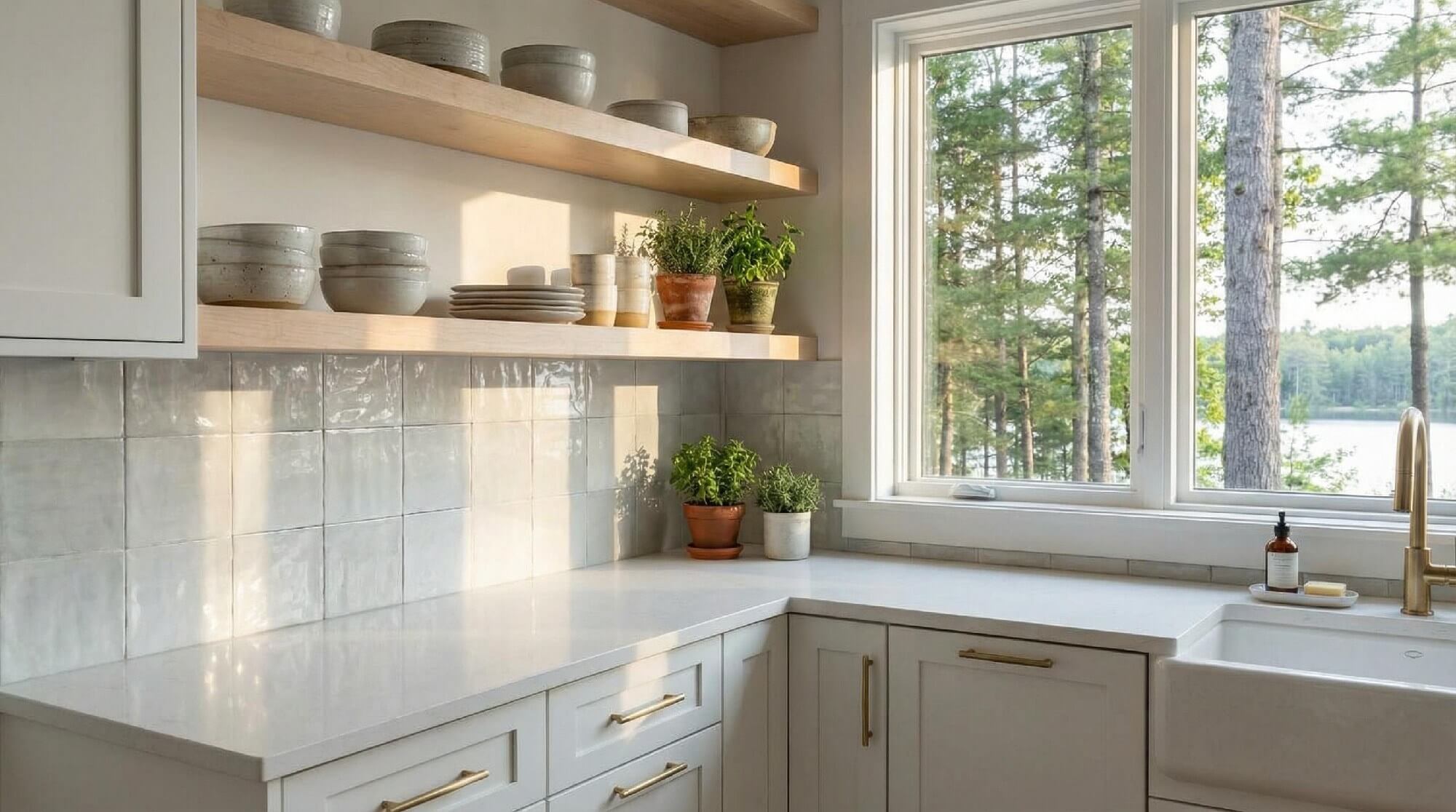100x100mm Subway Tile Decoration Ceramics