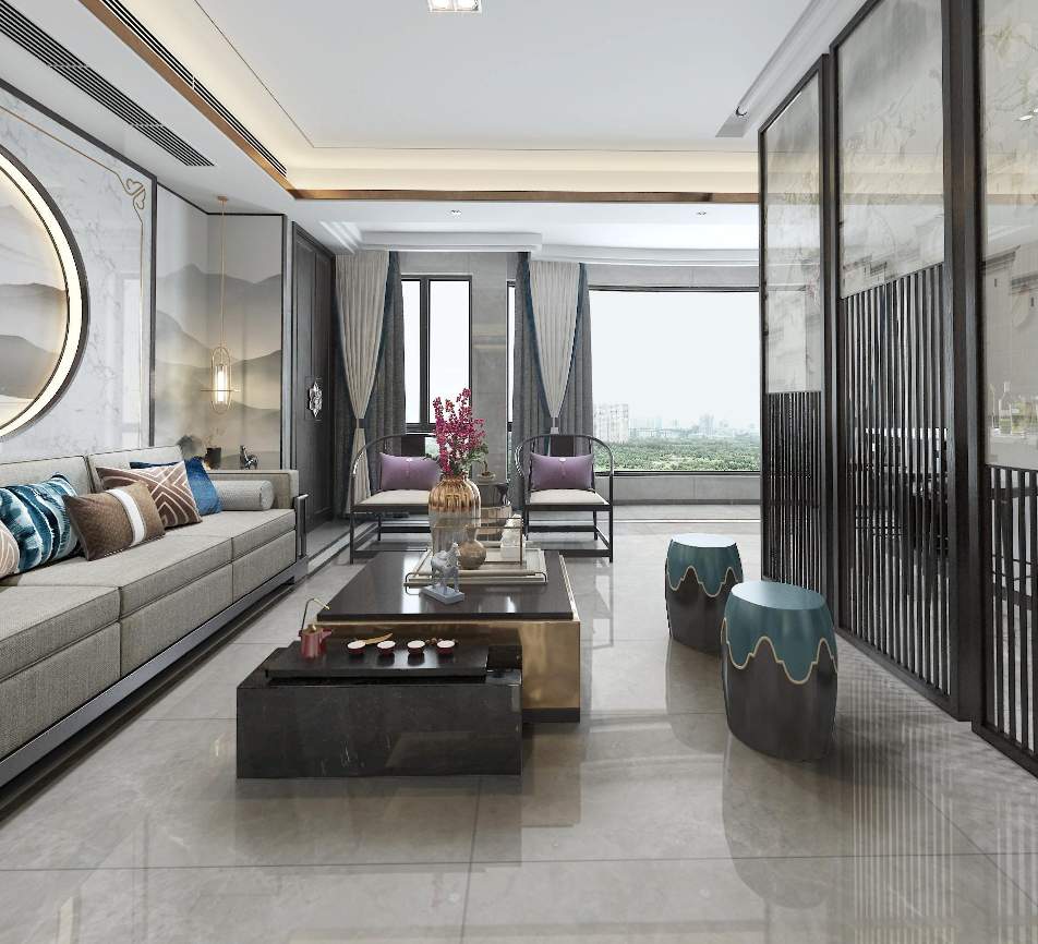 FATONG 600x1200mm Grey Marble Porcelain Tiles