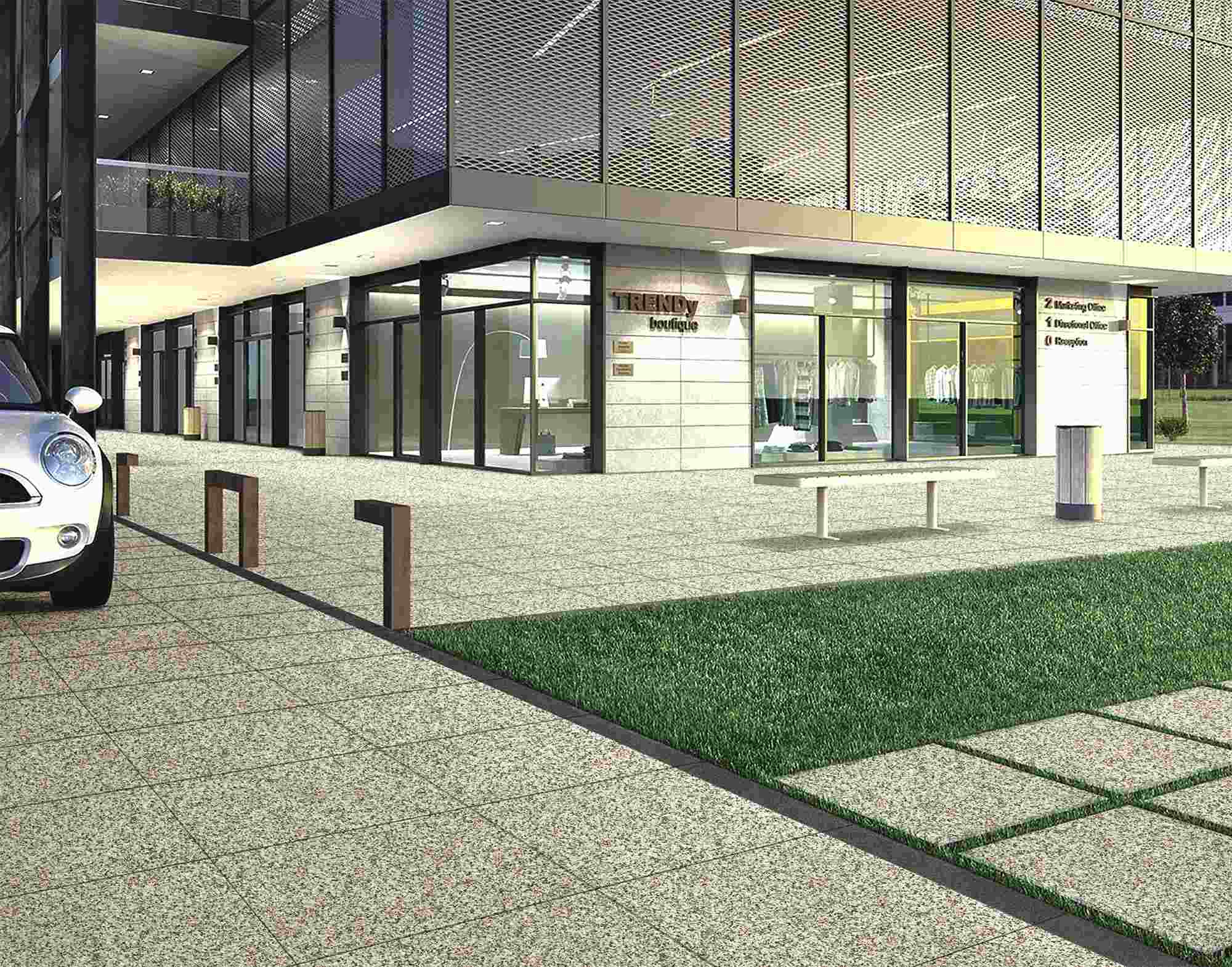 Outdoor Floor 18Mm Thickness Square 300X600 Mm