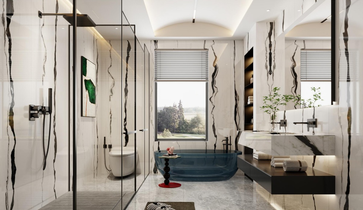 Panda White Sintered Stone Big Slab Tile
